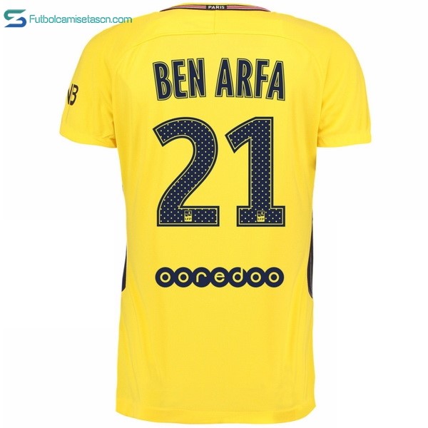 Camiseta Paris Saint Germain 2ª Ben Arfa 2017/18